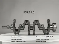 Bm5g6303 1.6T クランクシャフトはフォードに適しています